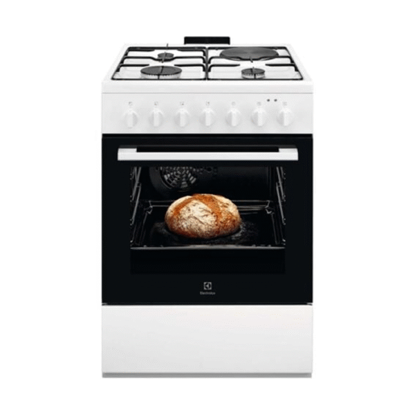 Cuisinière éléctrique 4 plaques et four de 48L Bomann EH 561 blanc