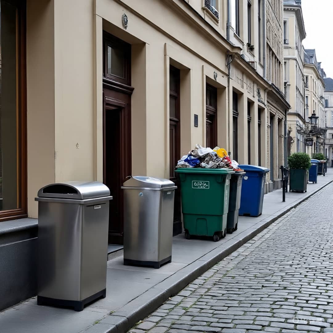 Bruxelles renforce la vidange des corbeilles en centre-ville pour lutter contre les débordements du week-end
